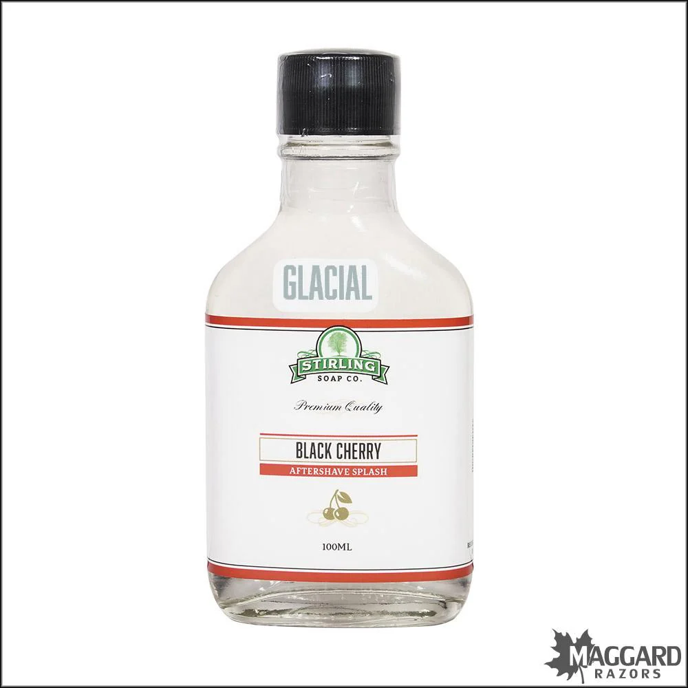 Stirling Soap Co. Glacial Black Cherry Aftershave Splash, 100ml