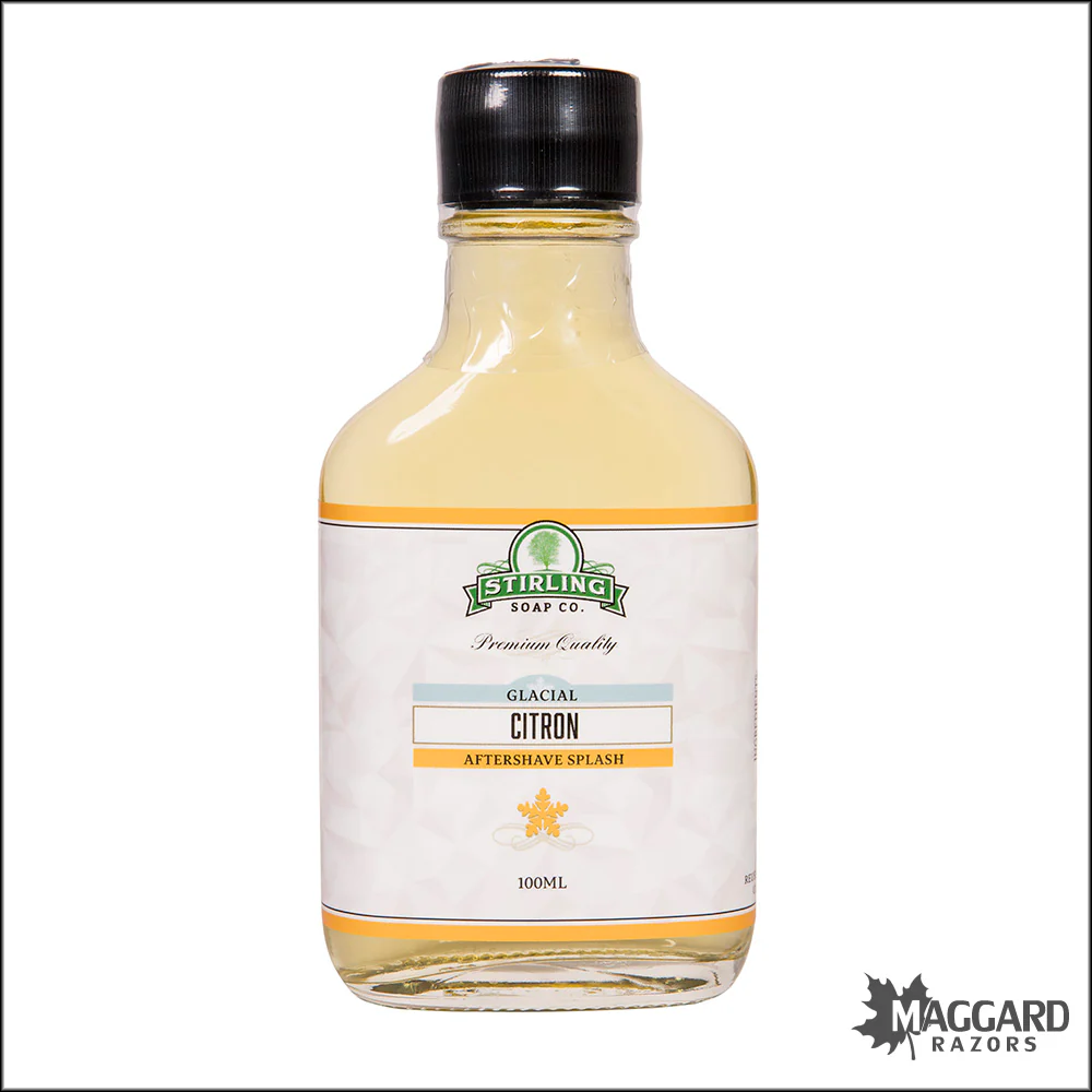 Stirling Soap Co. Glacial Citron Aftershave Splash, 100ml