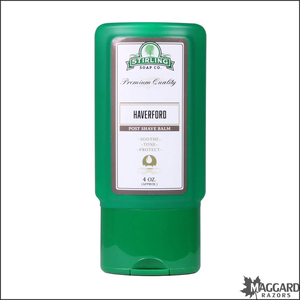 Stirling Soap Co. Haverford Aftershave Balm, 4oz
