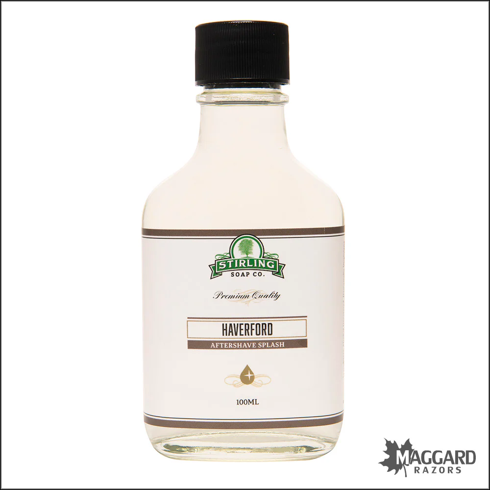 Stirling Soap Co. Haverford Aftershave Splash, 100ml
