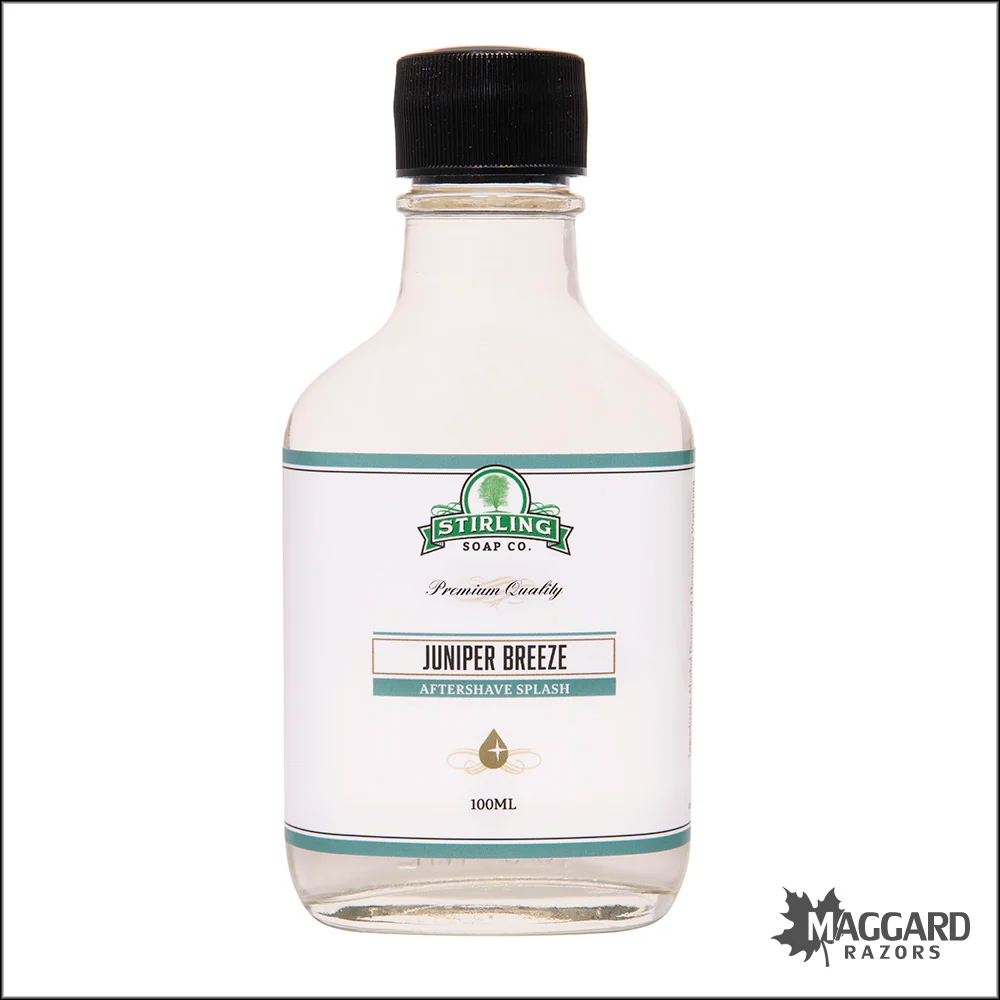 Stirling Soap Co. Juniper Breeze Aftershave Splash, 100ml - Seasonal Release