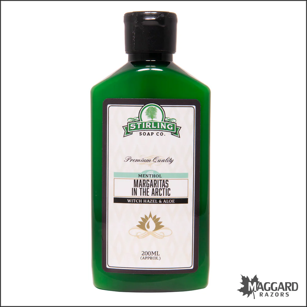 Stirling Soap Co. Margaritas in the Arctic Witch Hazel and Aloe Aftershave, 200ml