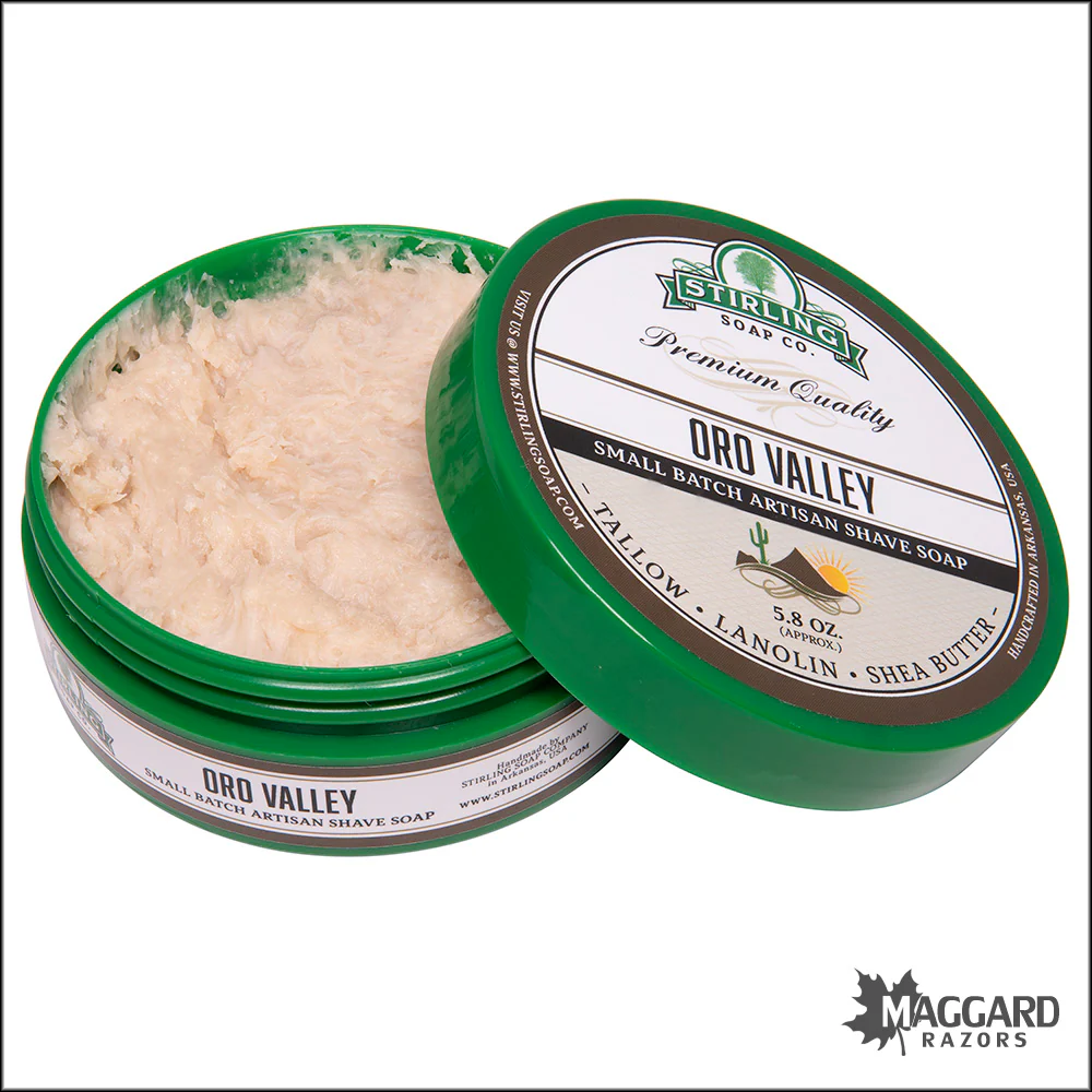 Stirling Soap Co. Oro Valley Shaving Soap, 5.8oz - Seasonal Release - Image 2