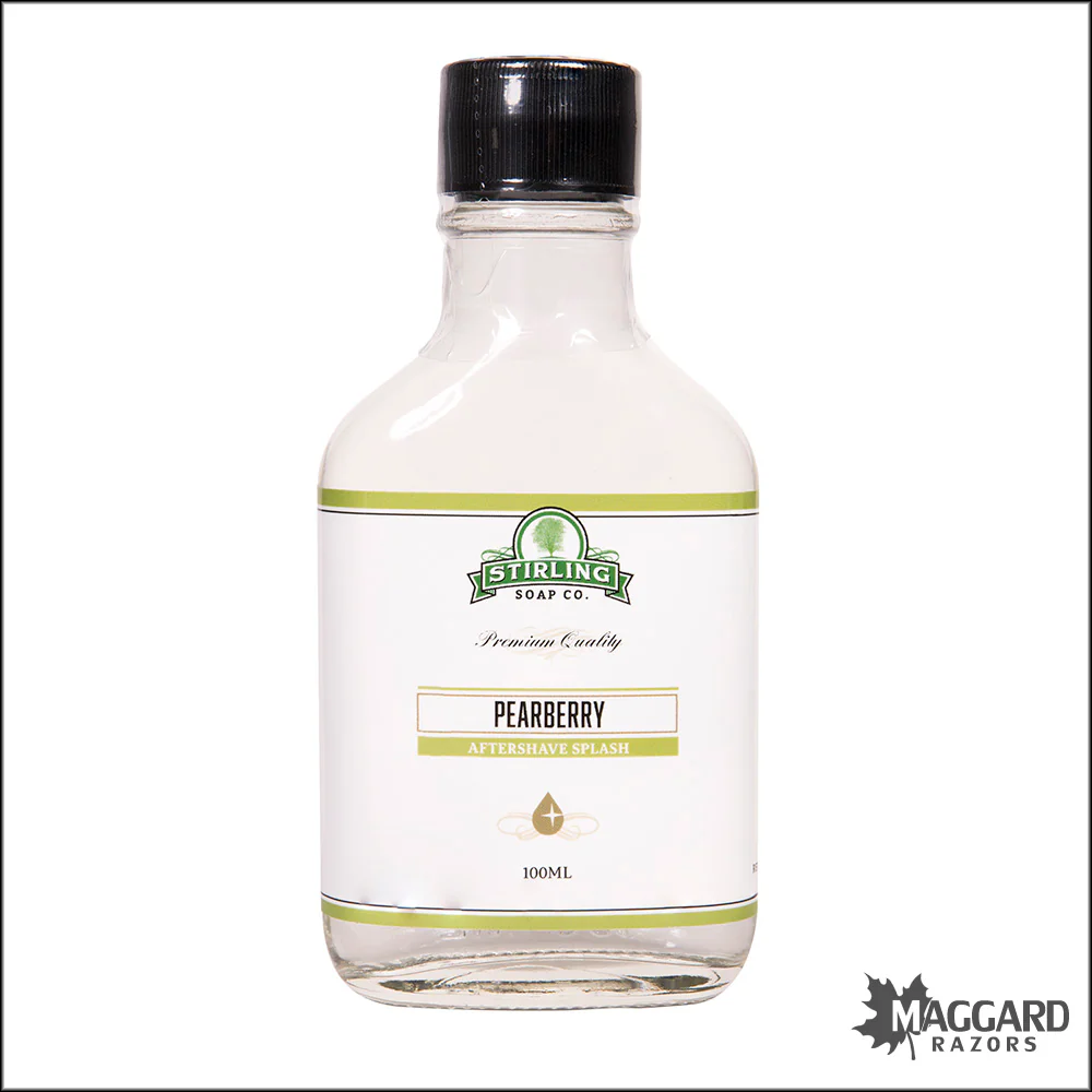 Stirling Soap Co. Pearberry Aftershave Splash, 100ml - Seasonal Release