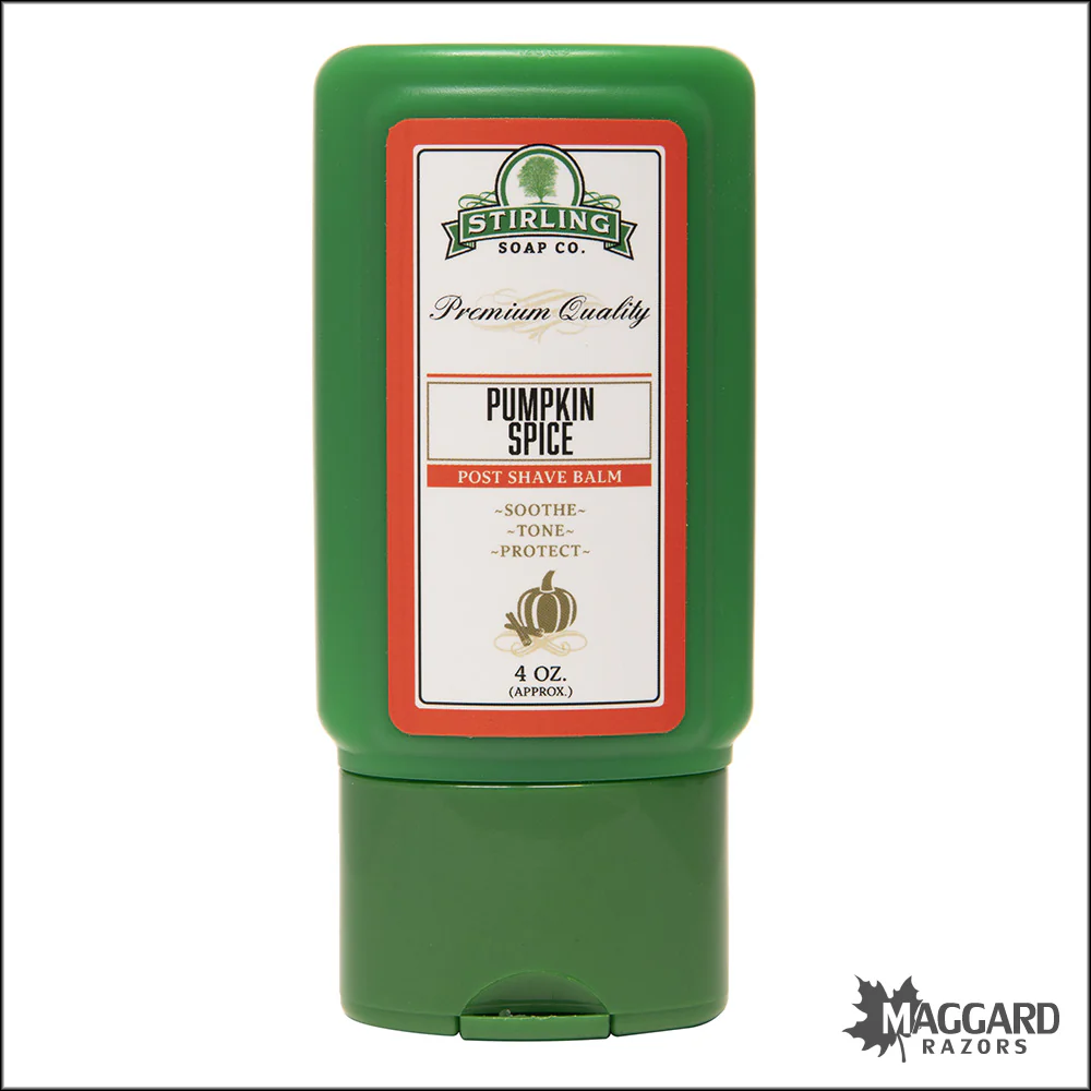 Stirling Soap Co. Pumpkin Spice Aftershave Balm, 4oz - Seasonal Release