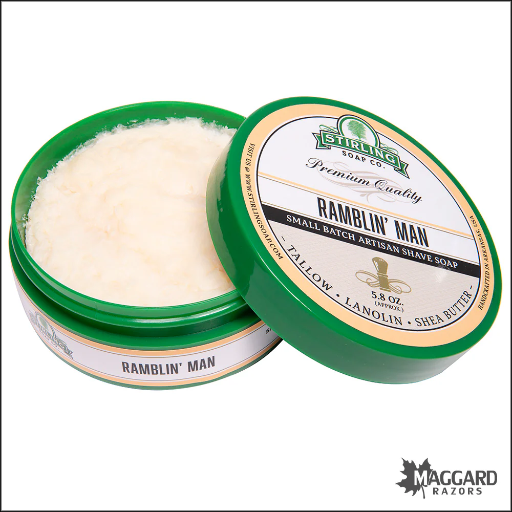 Stirling Soap Co. Ramblin' Man Shaving Soap, 5.8oz - Image 2
