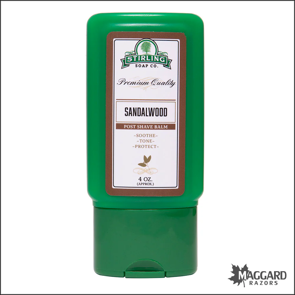 Stirling Soap Co. Sandalwood Aftershave Balm, 4oz