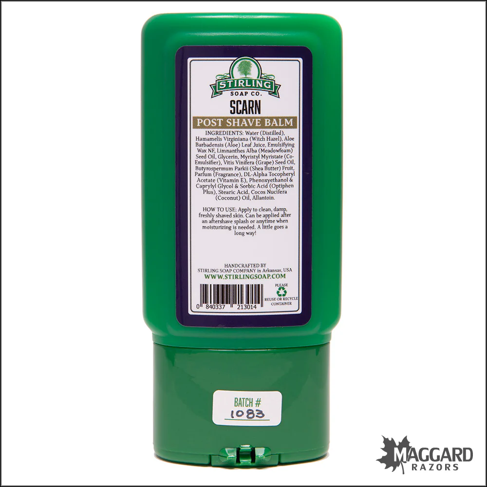 Stirling Soap Co. Scarn Aftershave Balm, 4oz - Seasonal Release - Image 2