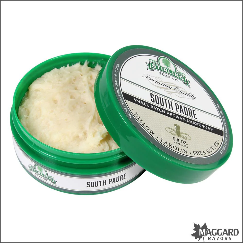 Stirling Soap Co. South Padre Shaving Soap, 5.8oz - Seasonal Release - Image 2