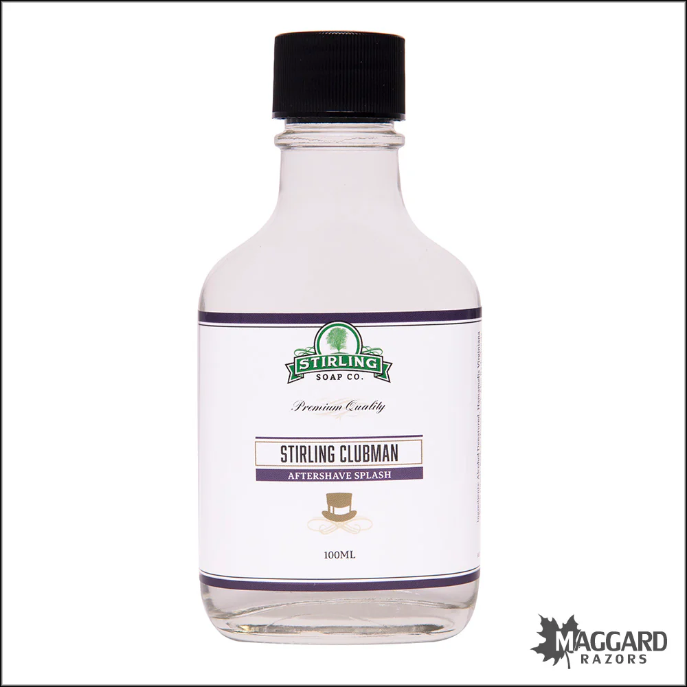 Stirling Soap Co. Stirling Clubman Aftershave Splash, 100ml - Seasonal Release