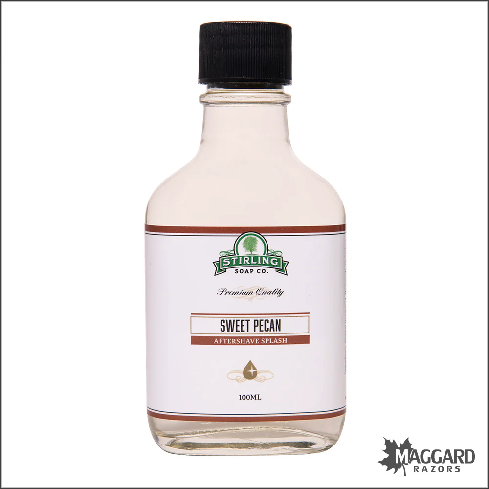 Stirling Soap Co. Sweet Pecan Aftershave Splash, 100ml
