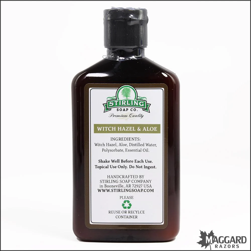 Stirling Soap Co. Texas on Fire Witch Hazel and Aloe Aftershave, 200ml - Image 2