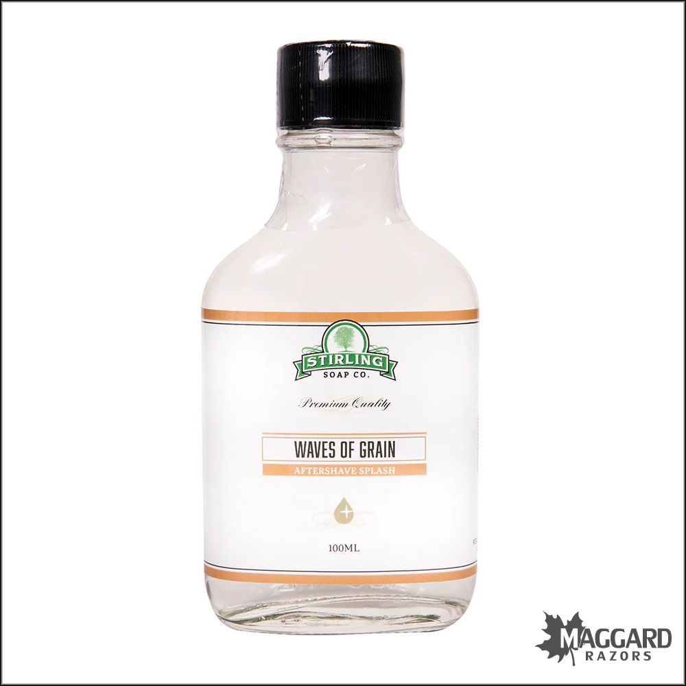 Stirling Soap Co. Waves of Grain Aftershave Splash, 100ml - Seasonal Release