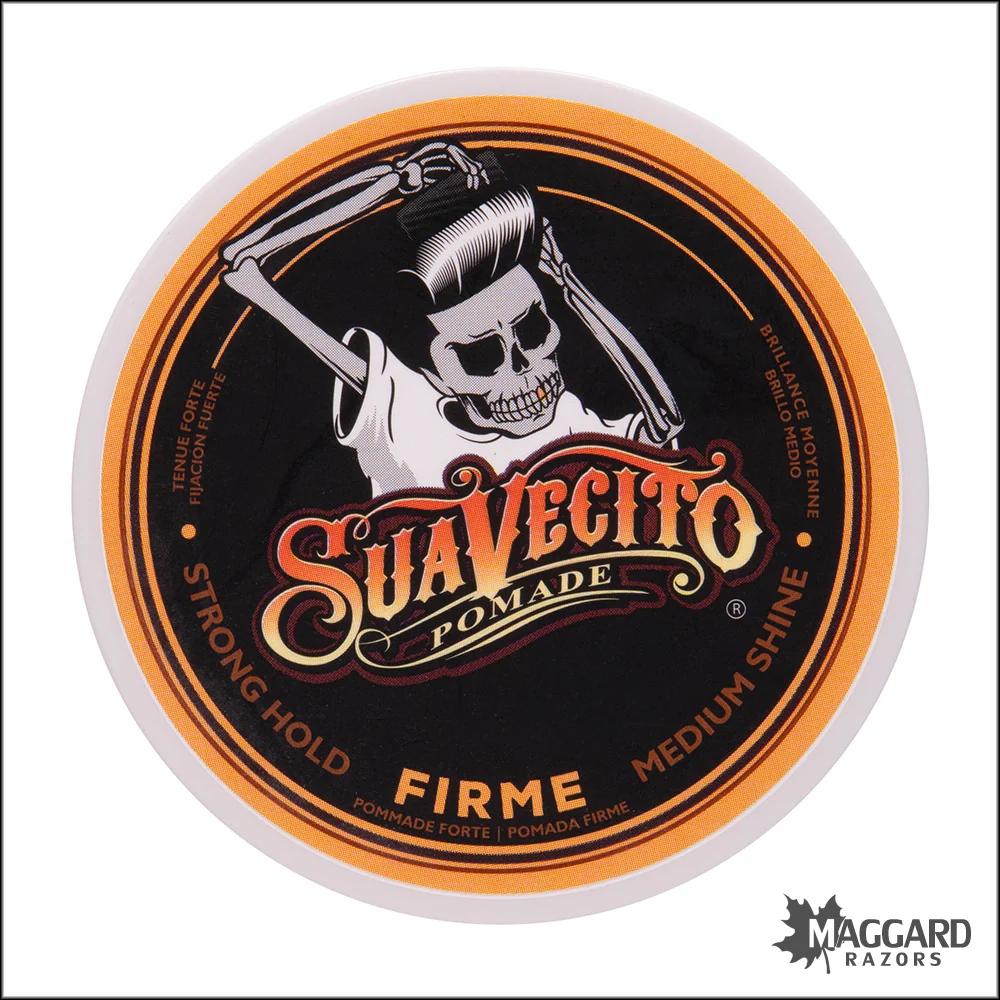 Suavecito Firme Hold Pomade, Strong Hold, Medium Shine - 4oz - Image 3