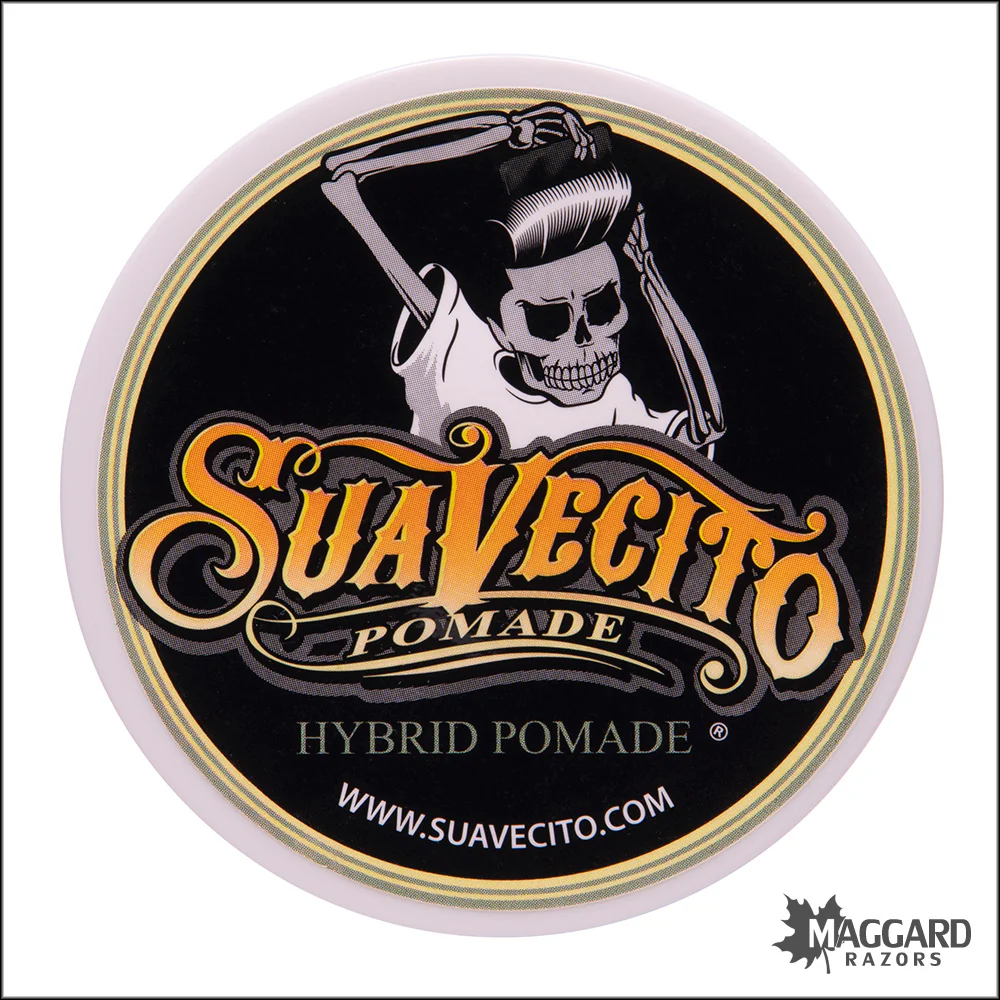 Suavecito Hybrid Pomade, Medium Hold, High Shine Pomade - 4oz - Image 3