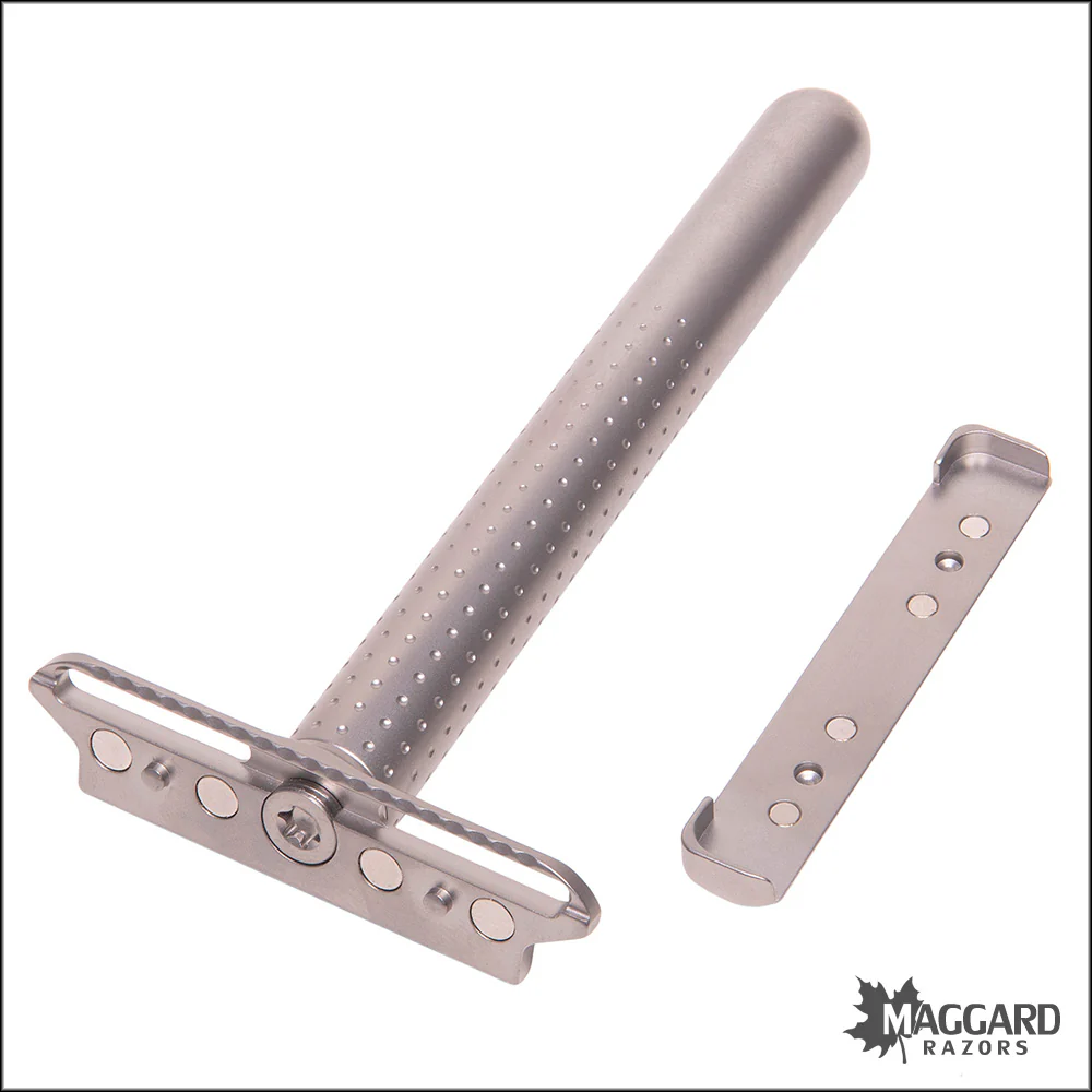 Tatara Razors Amakuni Stainless Steel Single Edge Safety Razor, Silver Matte Finish - Image 2