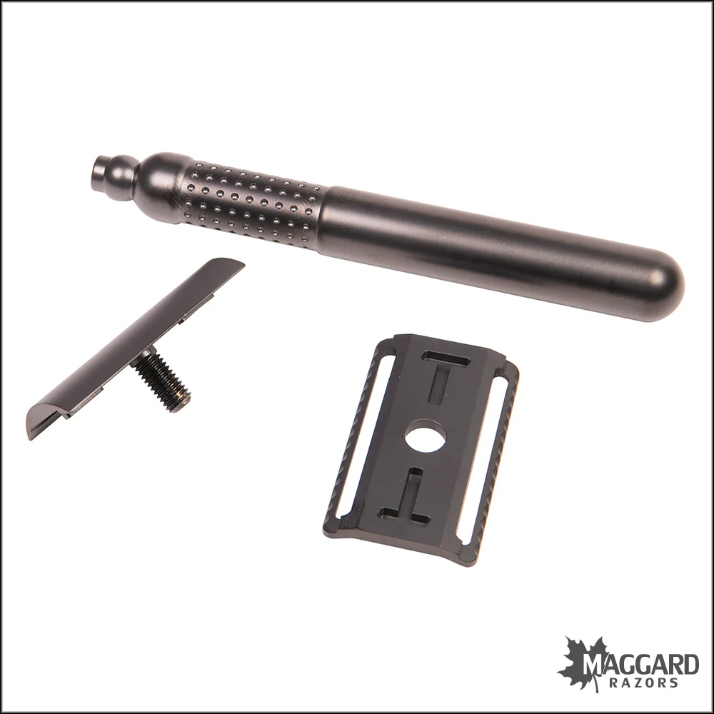 Tatara Razors Masamune Nodachi Black Closed Comb Safety Razor - Image 3