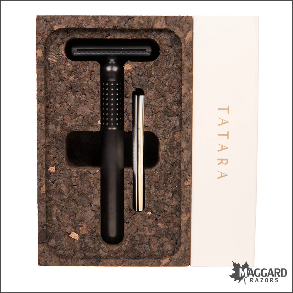 Tatara Razors Masamune Nodachi Black Closed Comb Safety Razor - Image 4