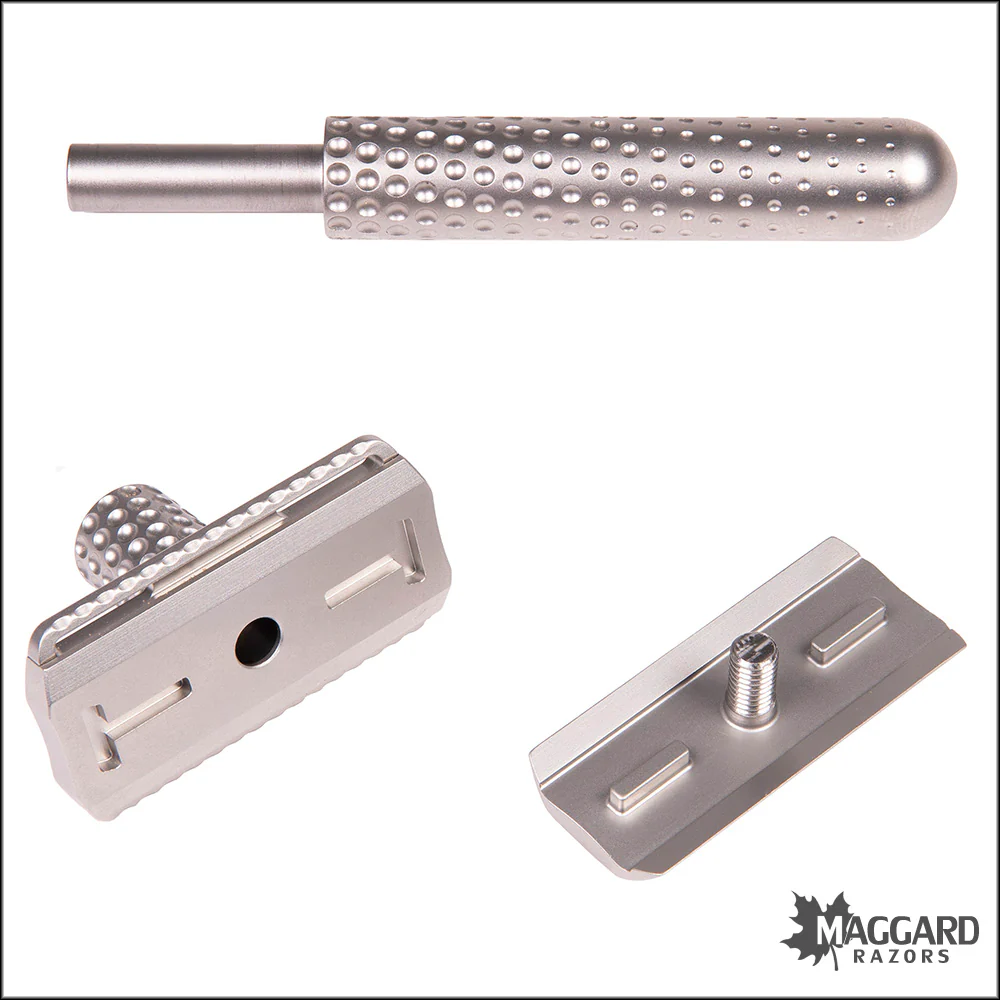 Tatara Razors Muramasa Adjustable Closed Comb Machined DE Safety Razor, Matte Finish - Image 3