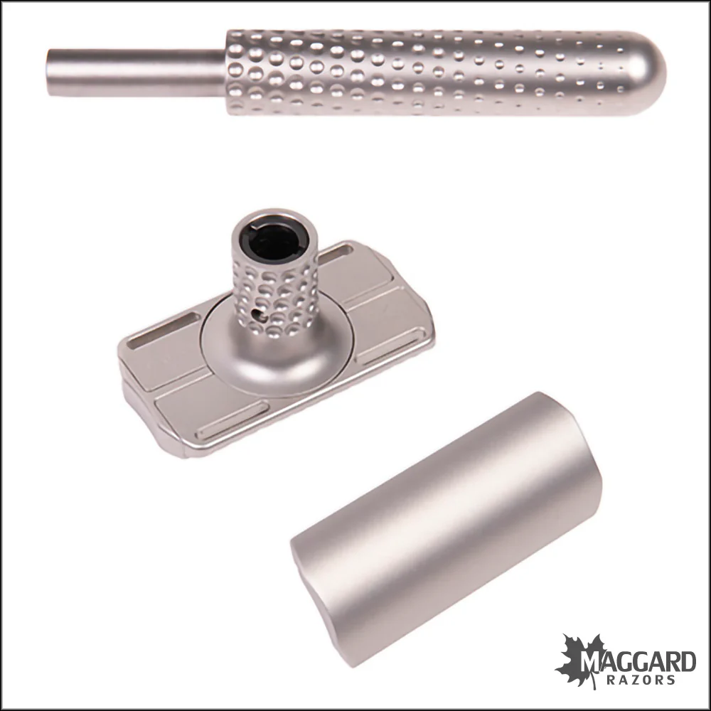 Tatara Razors Muramasa Adjustable Closed Comb Machined DE Safety Razor, Matte Finish - Image 4