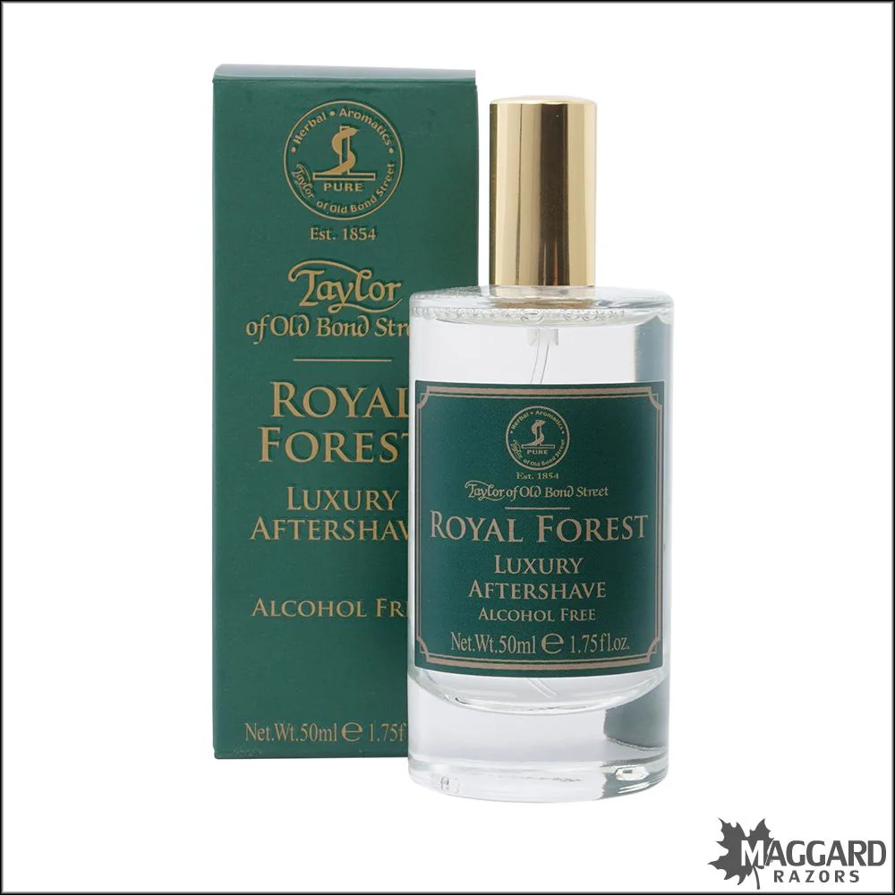 Taylor of Old Bond Street Royal Forest Aftershave Spalsh, 50ml - Alcohol Free