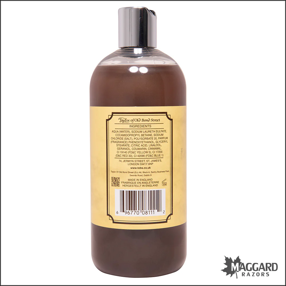 Taylor of Old Bond Street Sandalwood Bath and Shower Gel, 500ml - Image 2