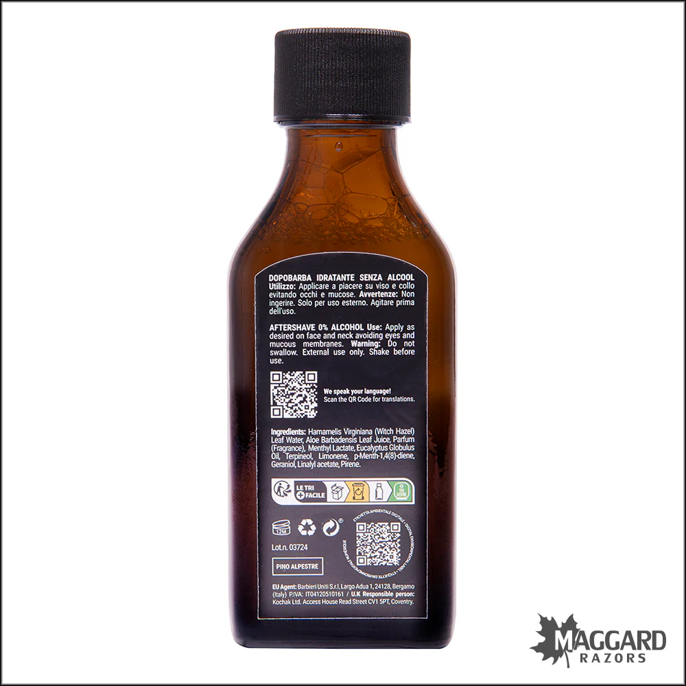 The Goodfellas' Smile Pino Alpestre Aftershave Splash, 100ml - Alcohol Free - Image 2