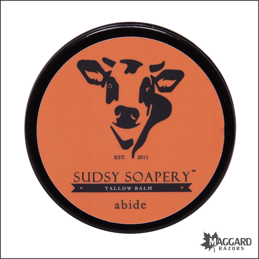 The Sudsy Soapery Abide Grass Fed Tallow and Shea Balm, 1oz - Image 2