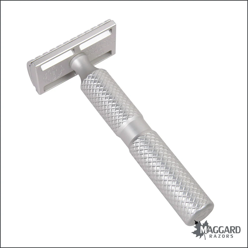 Timeless Razor Model ALSB45 Aluminum DE Safety Razor, with Stand - Image 4