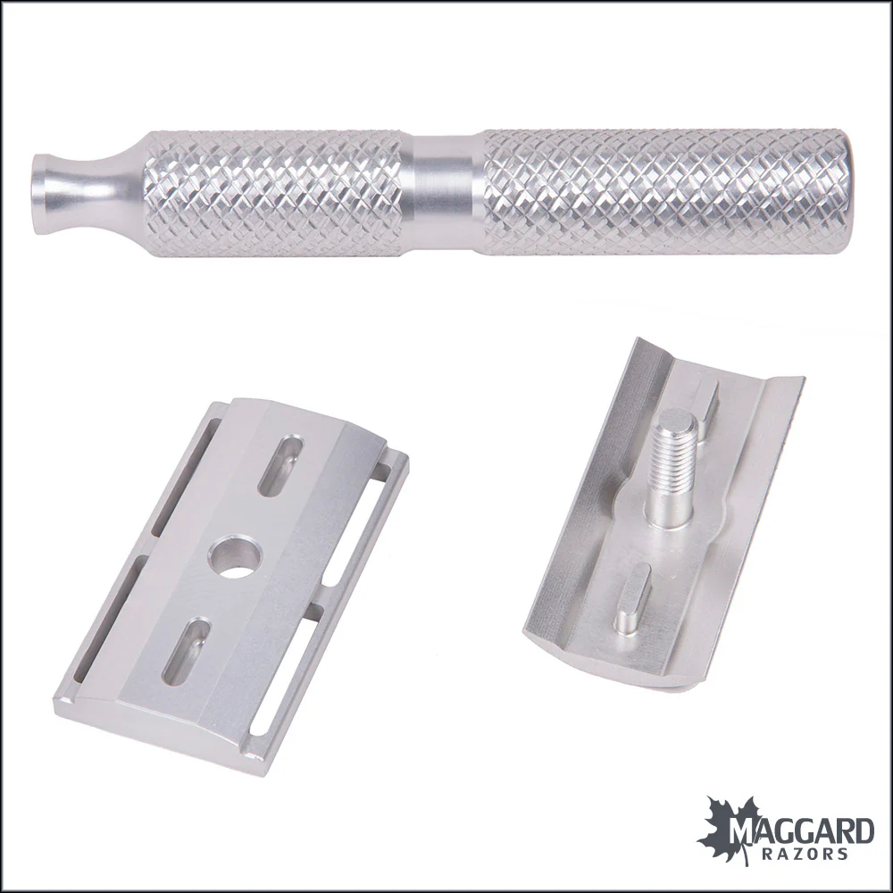 Timeless Razor Model ALSB45 Aluminum DE Safety Razor, with Stand - Image 7