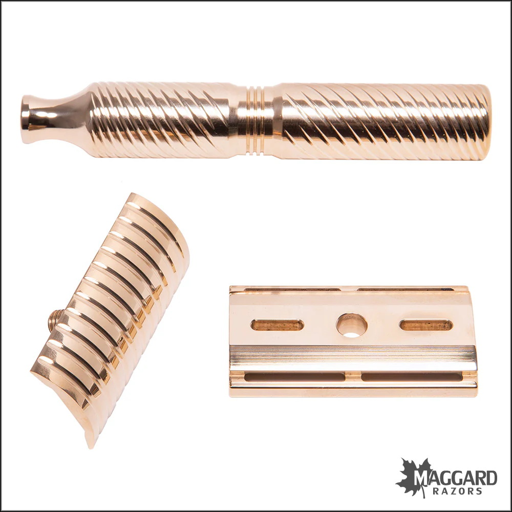 Timeless Razor Model TRBR38 Bronze Solid Bar DE Safety Razor - Image 3