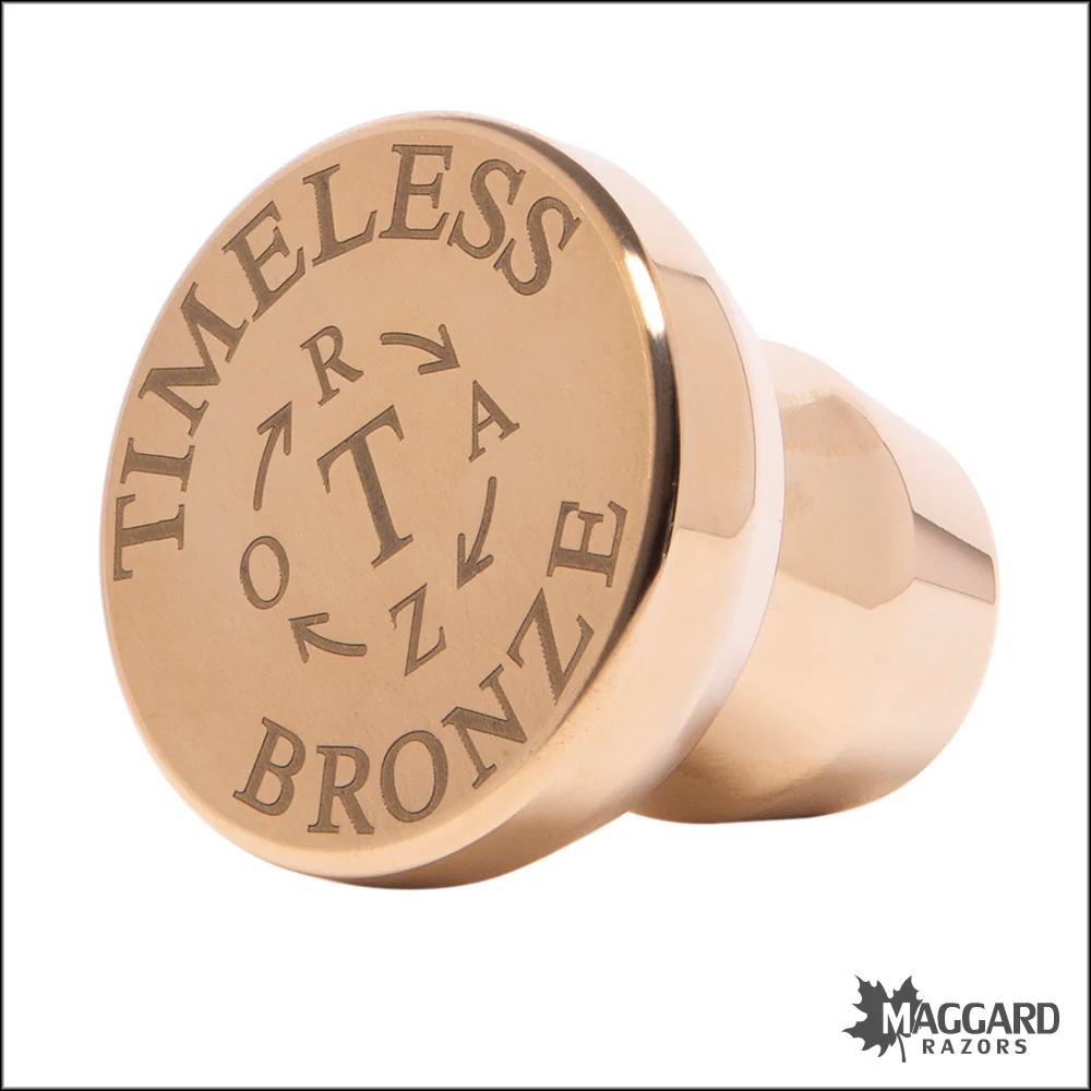 Timeless Razor Model TRBR38 Bronze Solid Bar Safety Razor, with Stand - Image 6