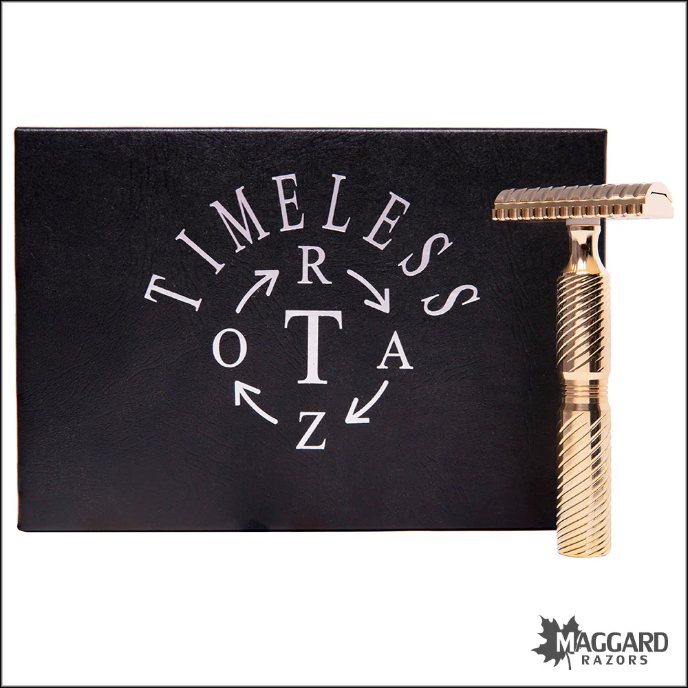 Timeless Razor Model TRBR78 Bronze Open Comb DE Safety Razor - Image 5