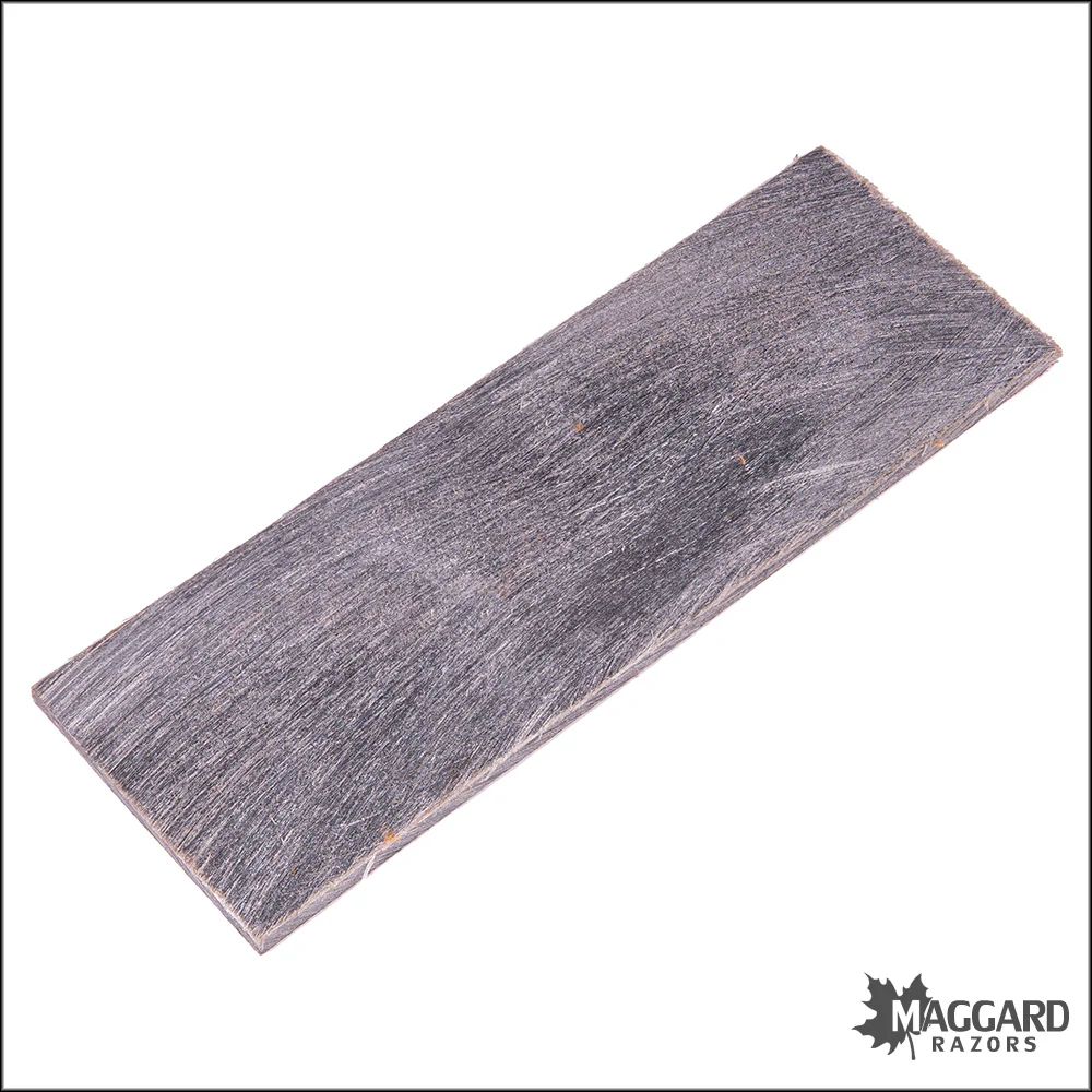 Water Buffalo Horn Blanks Black with White Streaks, 6" x 2" x 1/8" - Image 2