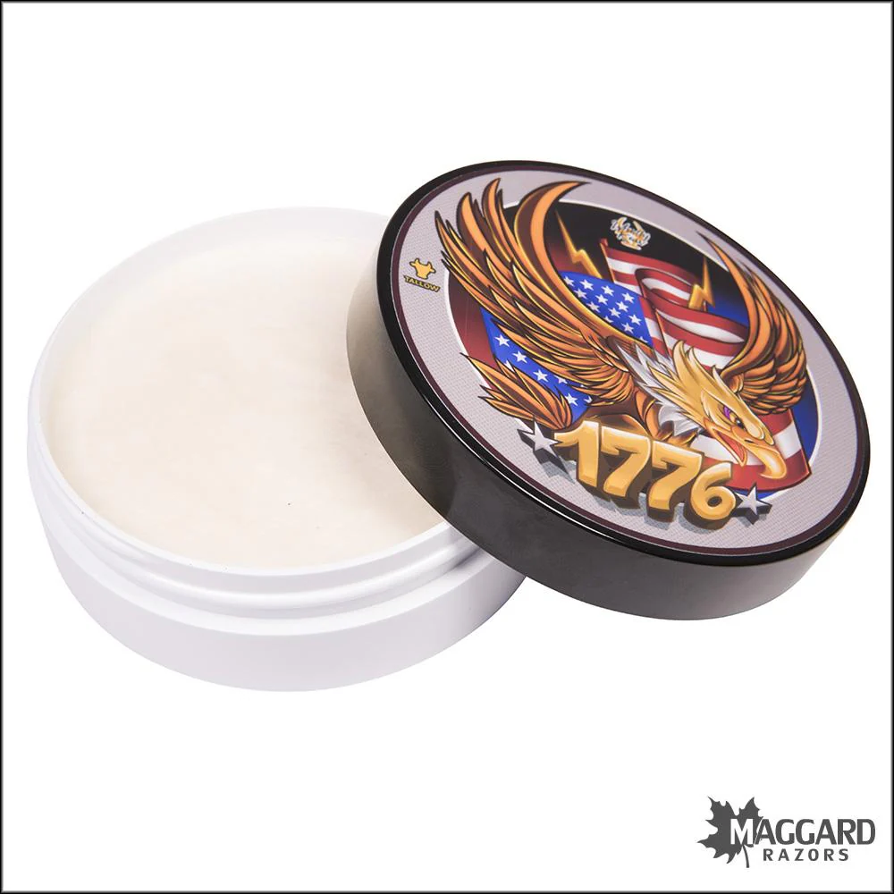 Wholly Kaw 1776 Artisan Shaving Soap, 4oz - Siero Base - Image 2