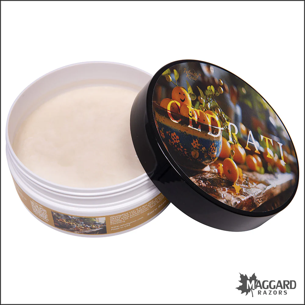 Wholly Kaw Cedrati Artisan Shaving Soap, 4oz - Siero Base - Image 2