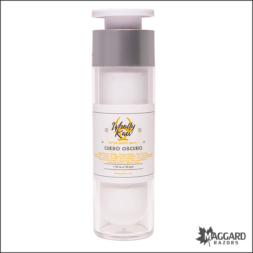 Wholly Kaw Cuero Oscuro Artisan Aftershave Balm, 50g