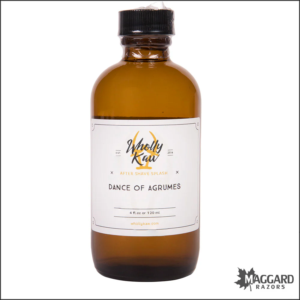 Wholly Kaw Dance of Agrumes Artisan Aftershave Splash, 4oz
