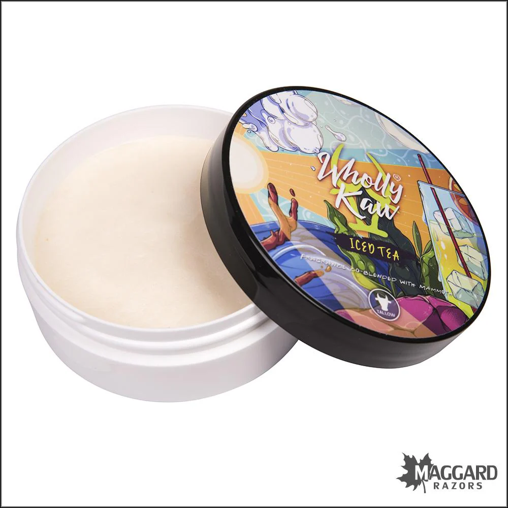 Wholly Kaw Iced Tea Artisan Shaving Soap, 4oz - Siero Base - Image 2