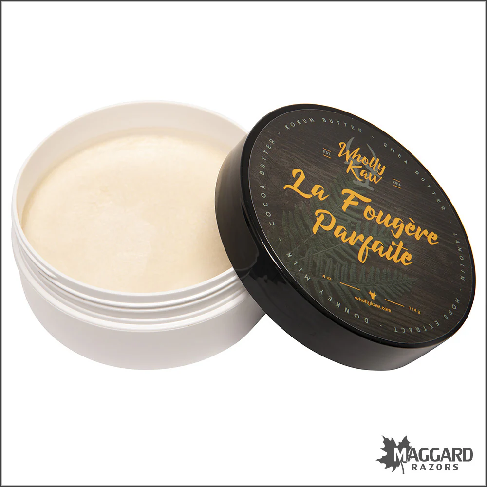 Wholly Kaw La Fougère Parfaite Artisan Tallow Shaving Soap, 4oz - Image 2