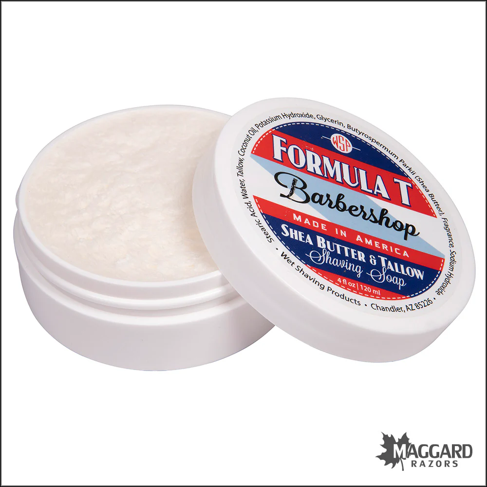 WSP Barbershop Formula T Tallow Shaving Soap, 4oz - Image 2