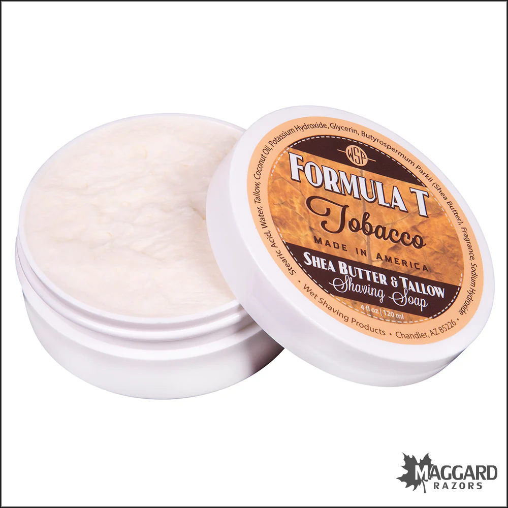 WSP Tobacco Formula T Tallow Shaving Soap, 4oz - Image 2