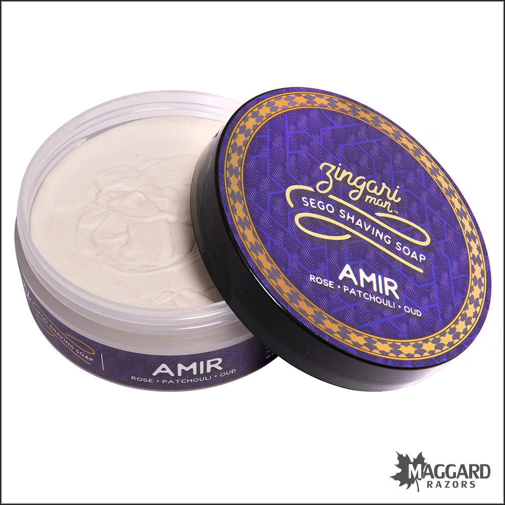 Zingari Man Amir Artisan Shaving Soap, 5oz - Sego Base - Image 2