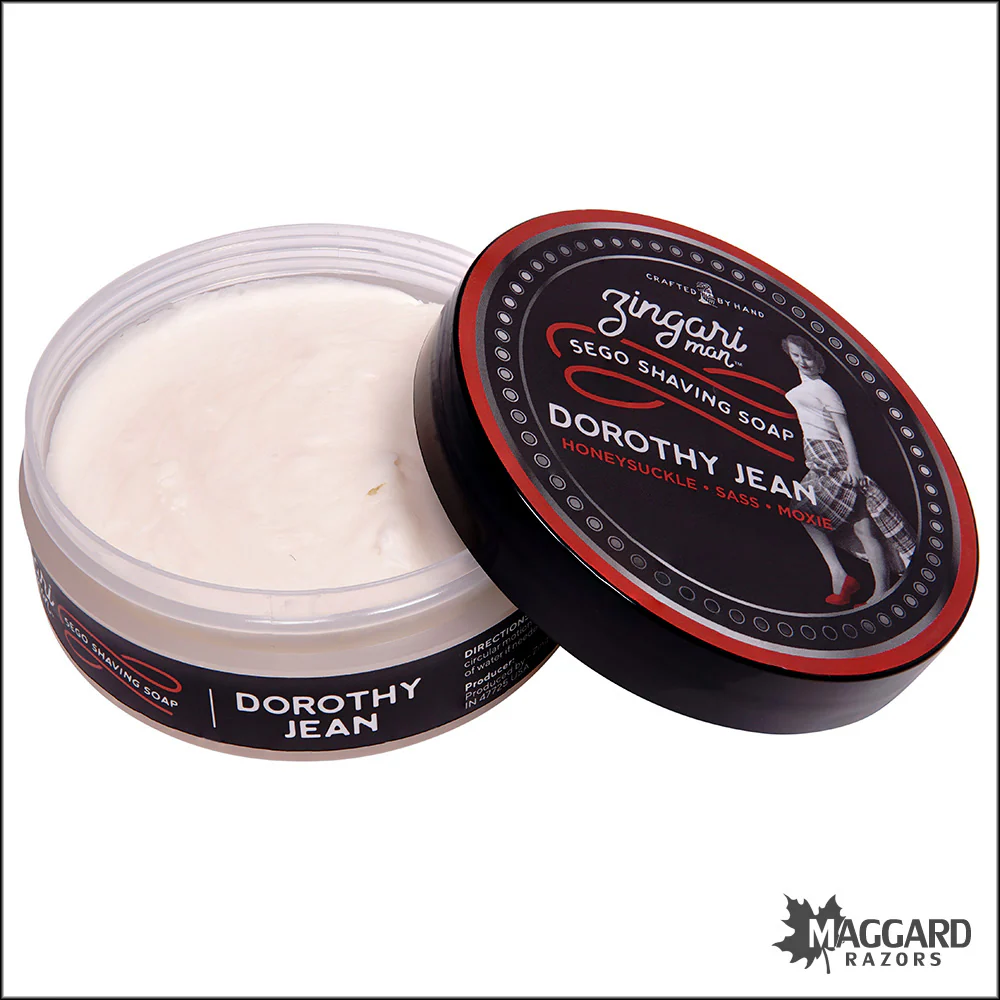 Zingari Man Dorothy Jean Artisan Shaving Soap, 5oz - Sego Base - Image 2