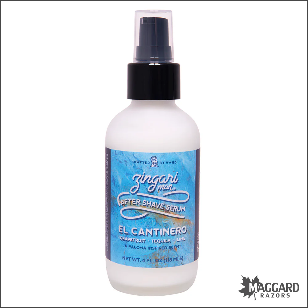 Zingari Man El Cantinero Aftershave Serum, 4oz - Alcohol Free
