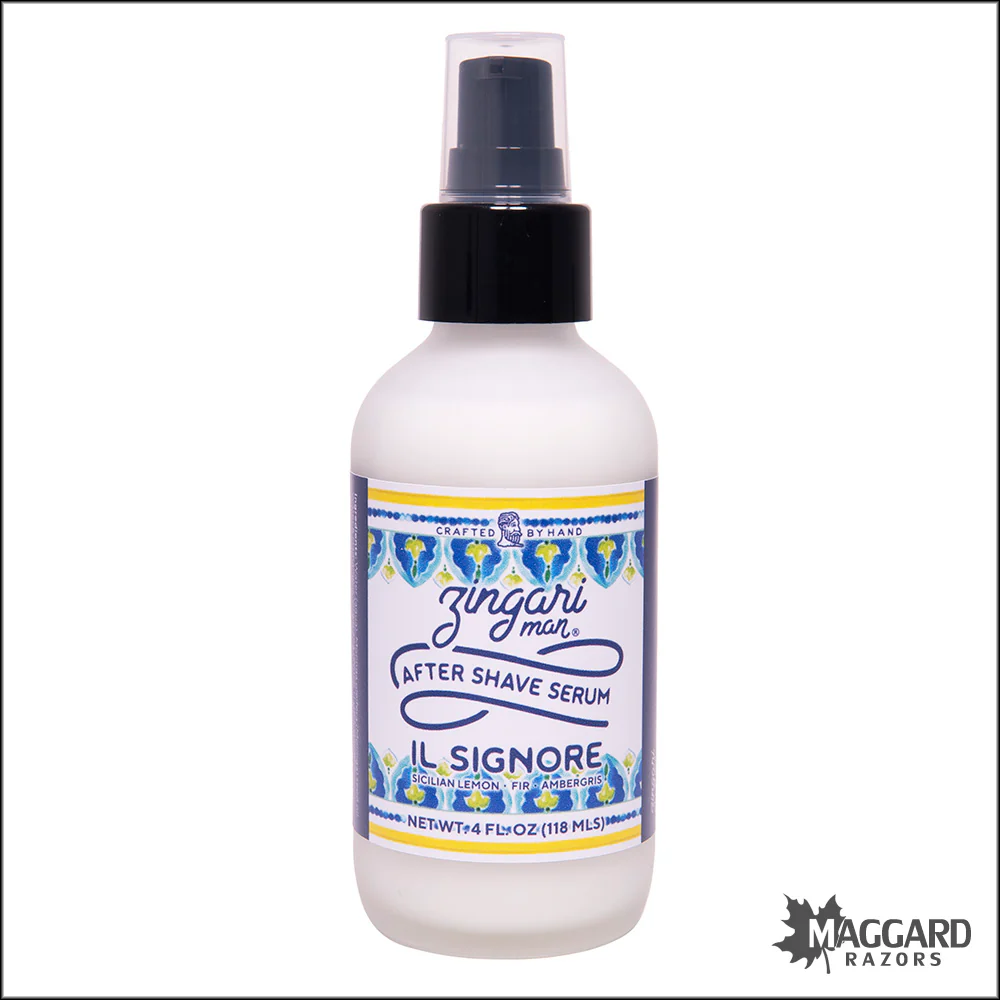 Zingari Man Il Signore Aftershave Serum, 4oz - Alcohol Free