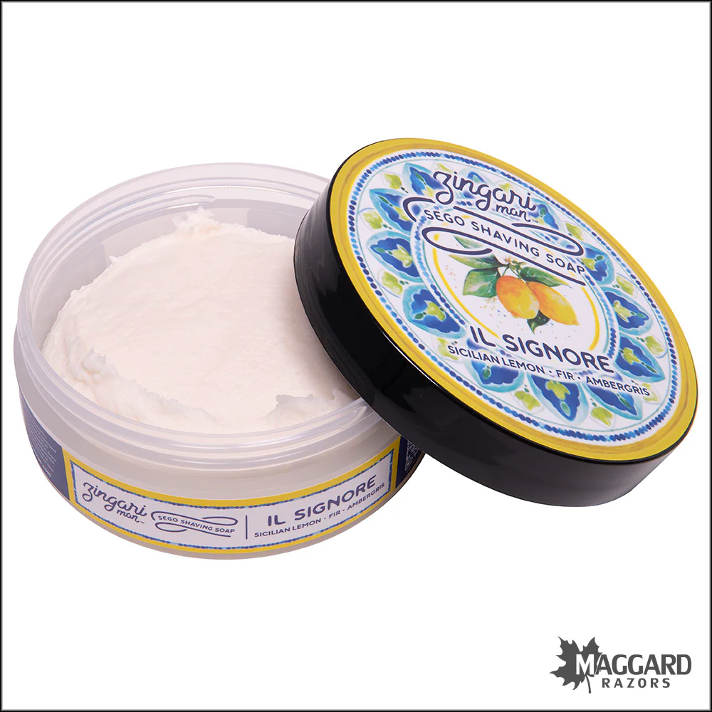 Zingari Man il Signore Artisan Shaving Soap, 5oz - Sego Base - Image 2