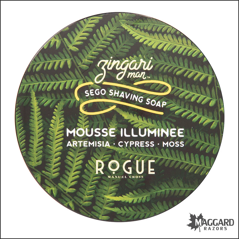 Zingari Man Mousse Illuminee Artisan Shaving Soap, 5oz - Sego Base