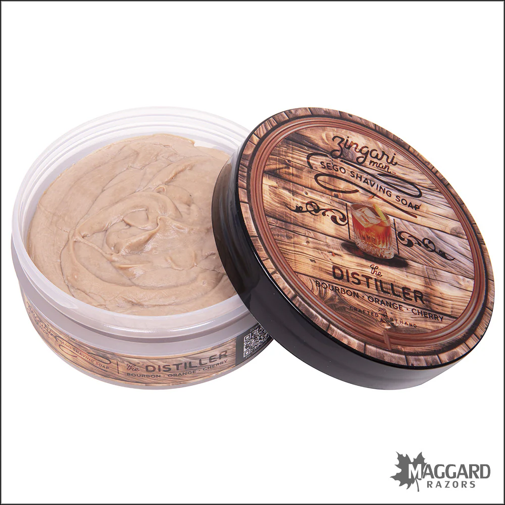 Zingari Man The Distiller Artisan Shaving Soap, 5oz - Sego Base - Image 2
