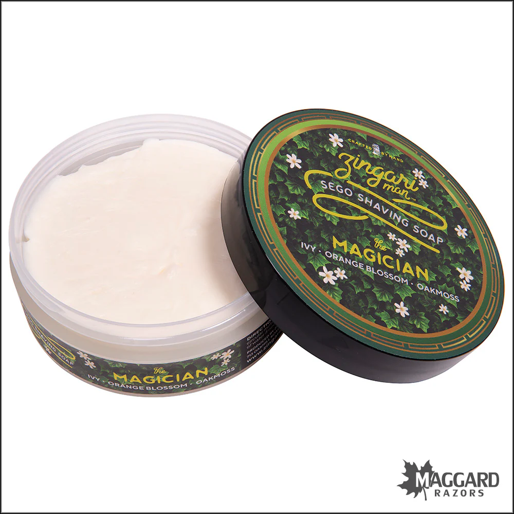 Zingari Man The Magician Shaving Soap, 5oz - Sego Base - Image 2